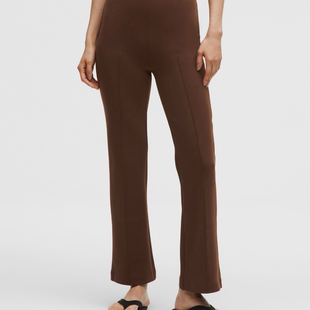 lululemon athletica High-Rise Straight Leg Pants in Chocolate Brown